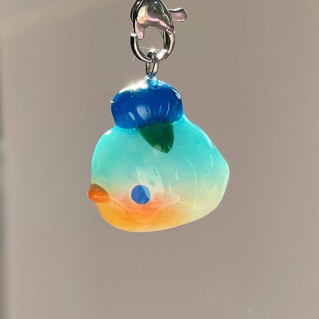 Blueberry Bluebird Charm