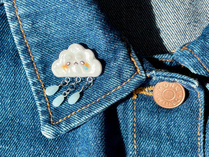 Rainy Cloud Pin