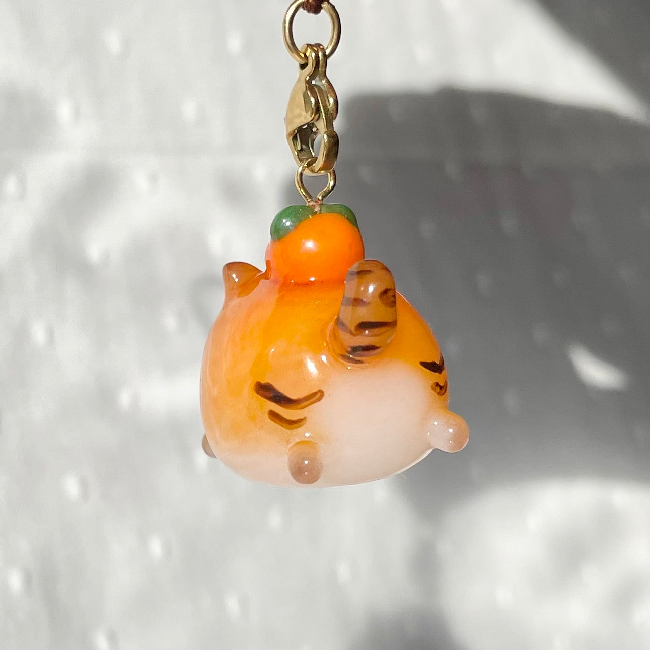 Chubby Orange Tiger Charm