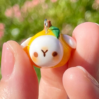 Lemon Lamb Head Charm