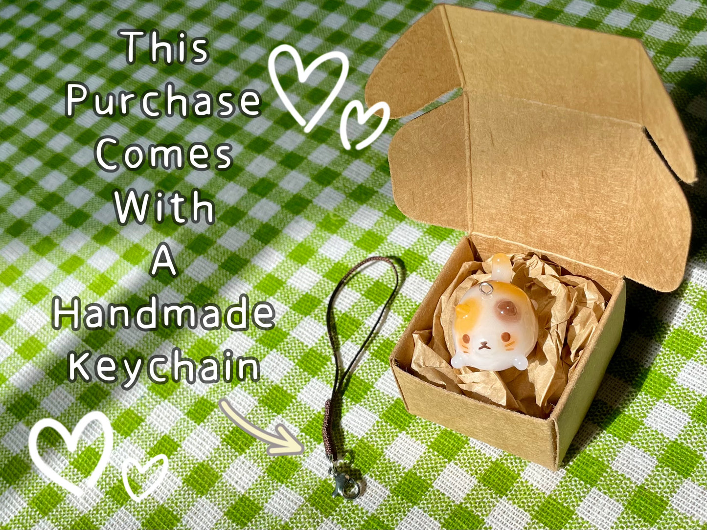 Chunky Calico Cat Charm