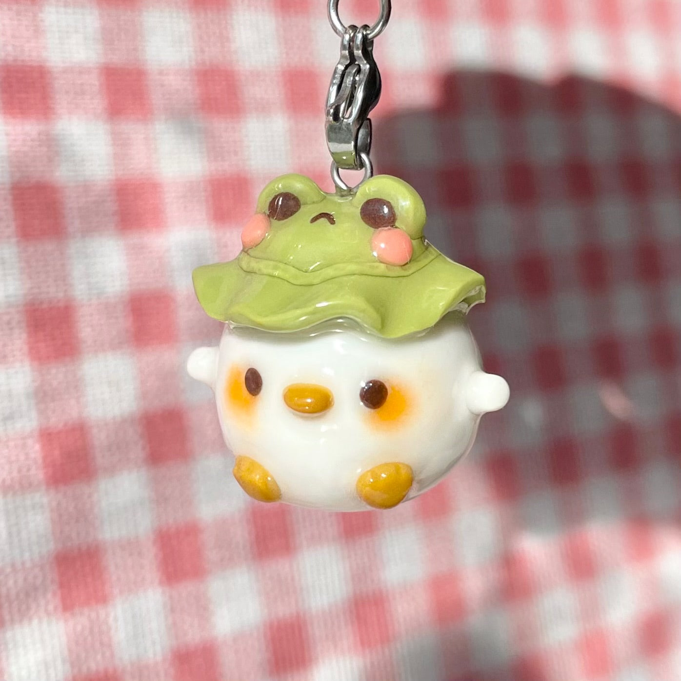 Frog Hat Duck Charm