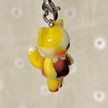 Yellow Cat Charm