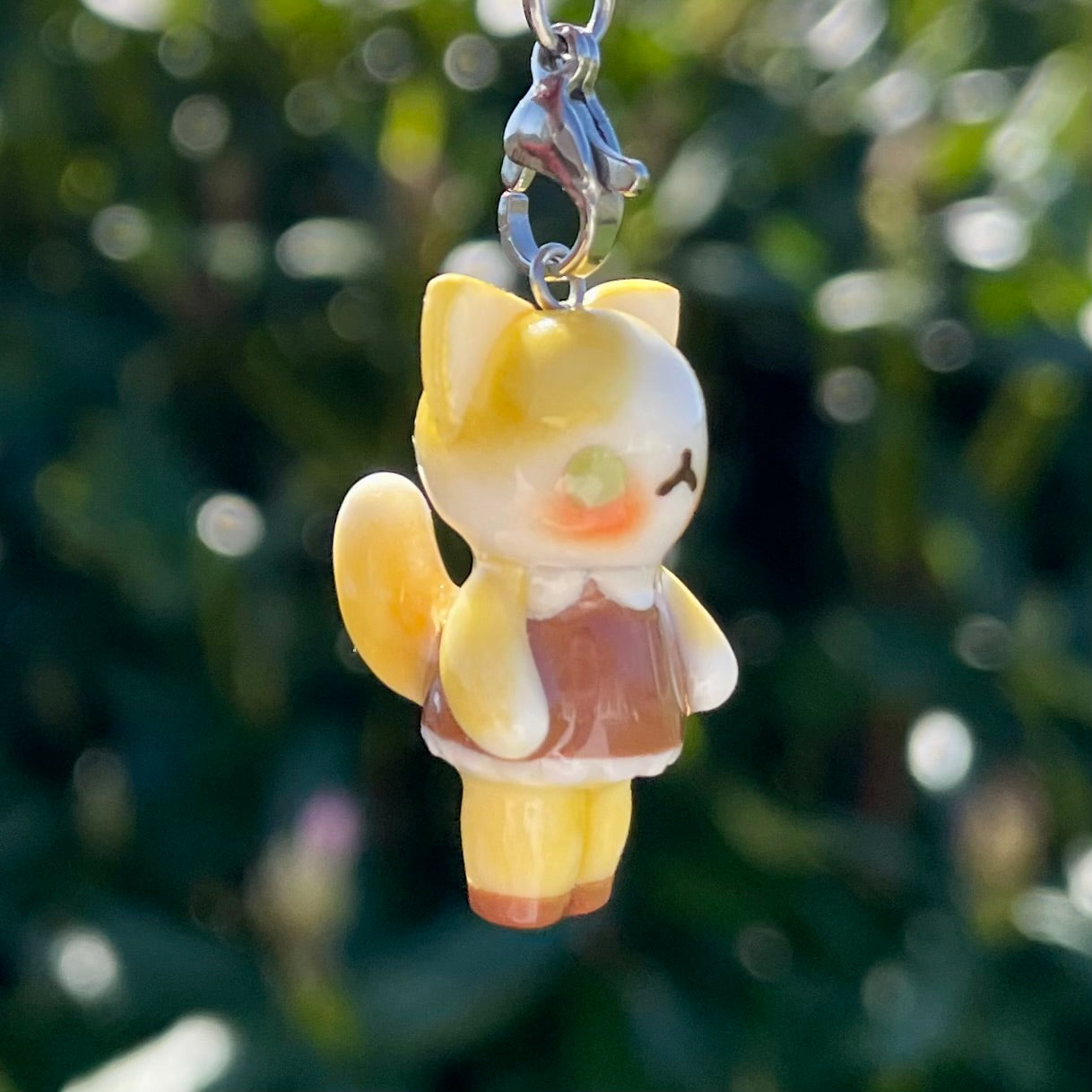 Yellow Cat Charm