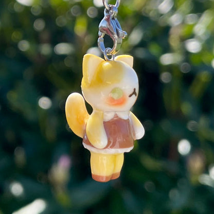 Yellow Cat Charm