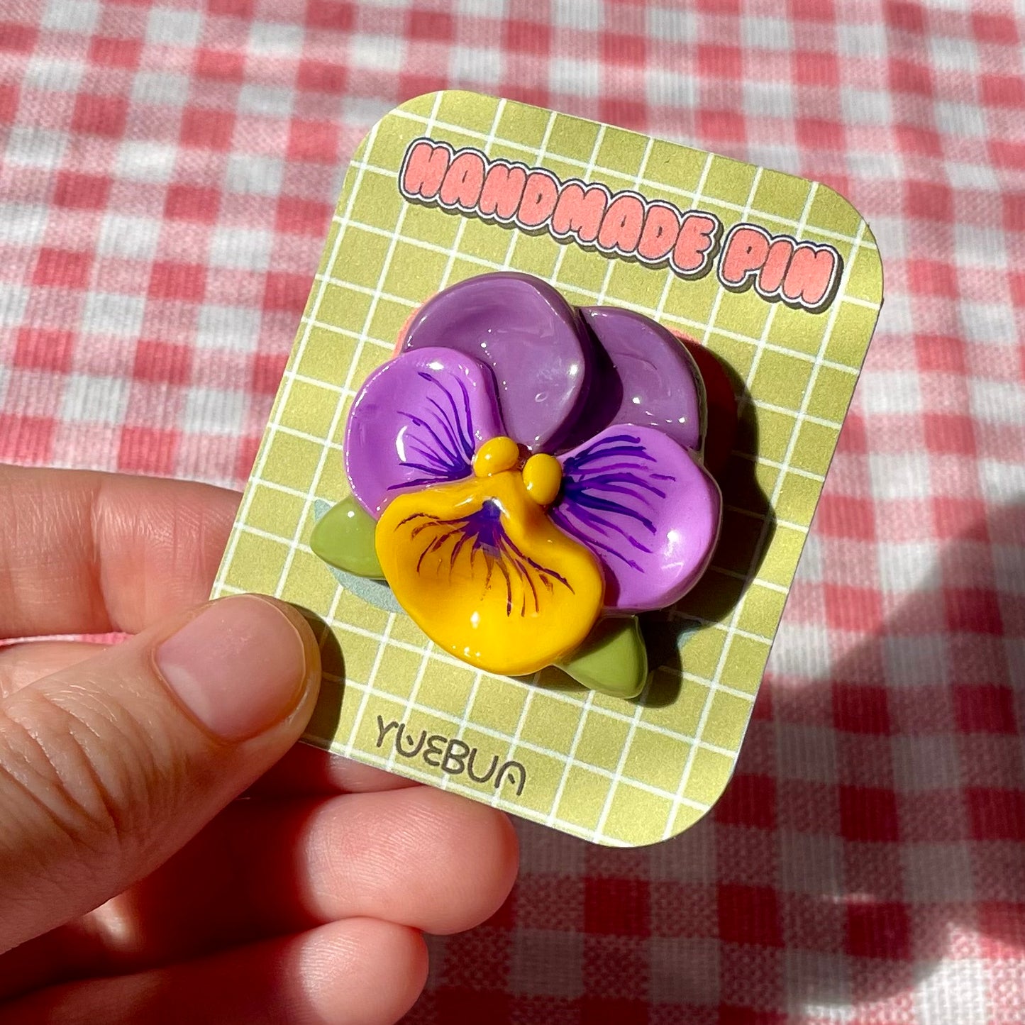 Violet Flower Pins