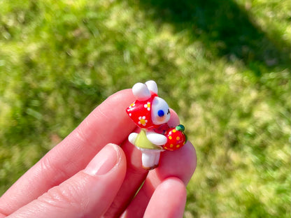 Strawberry Bunny Charm