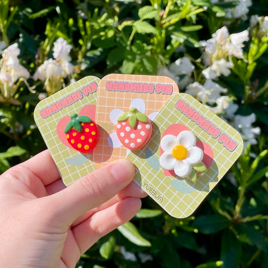 Strawberry Pins