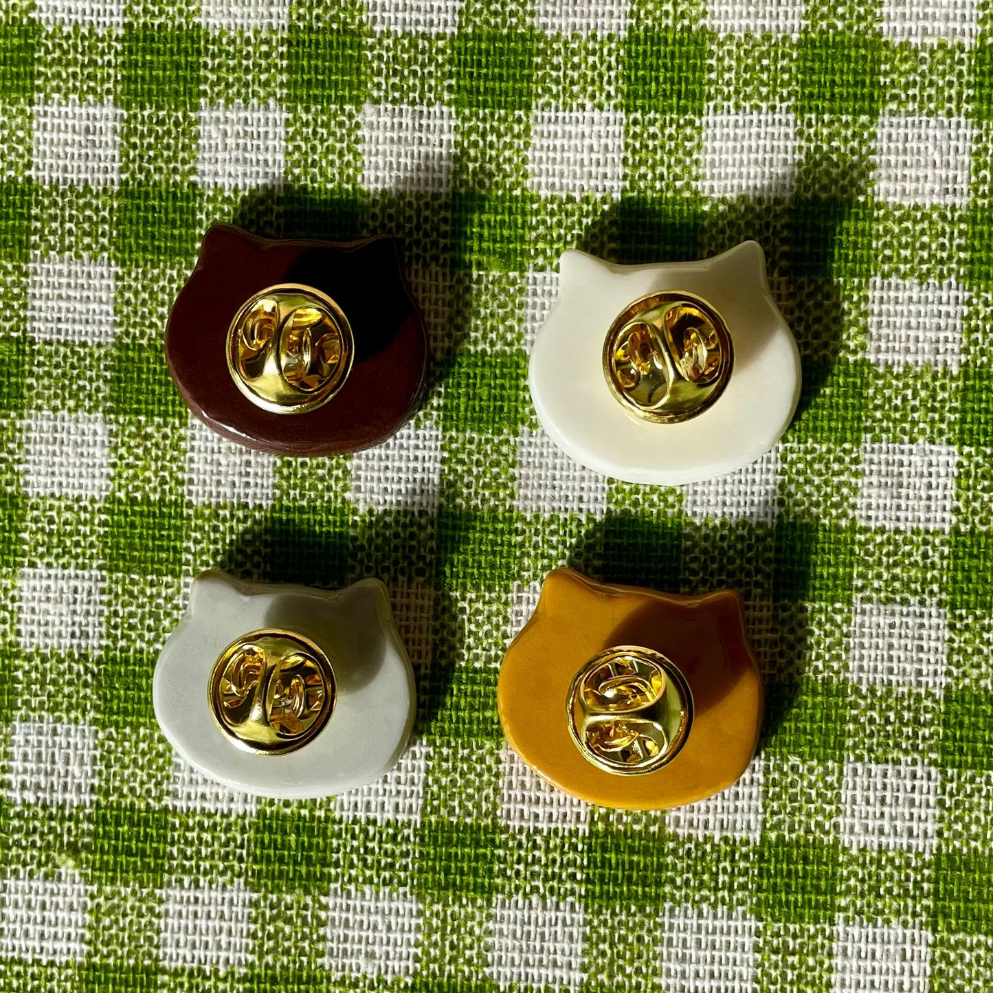 Cat Head Pins Set 1