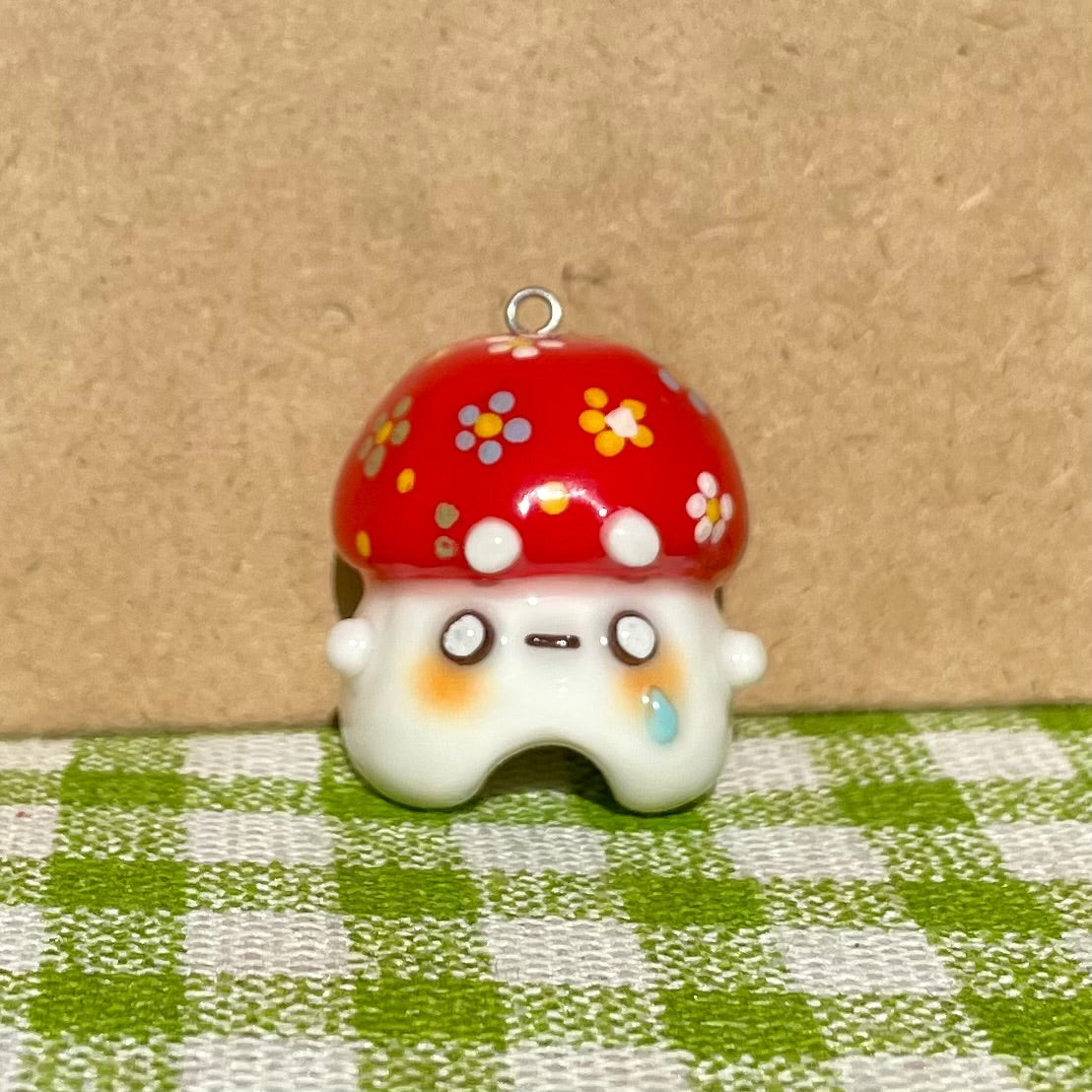 Flower Mushroom Charm