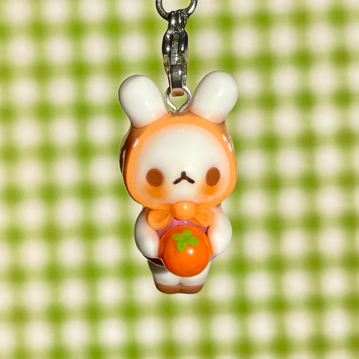 Orange Bunny Charm