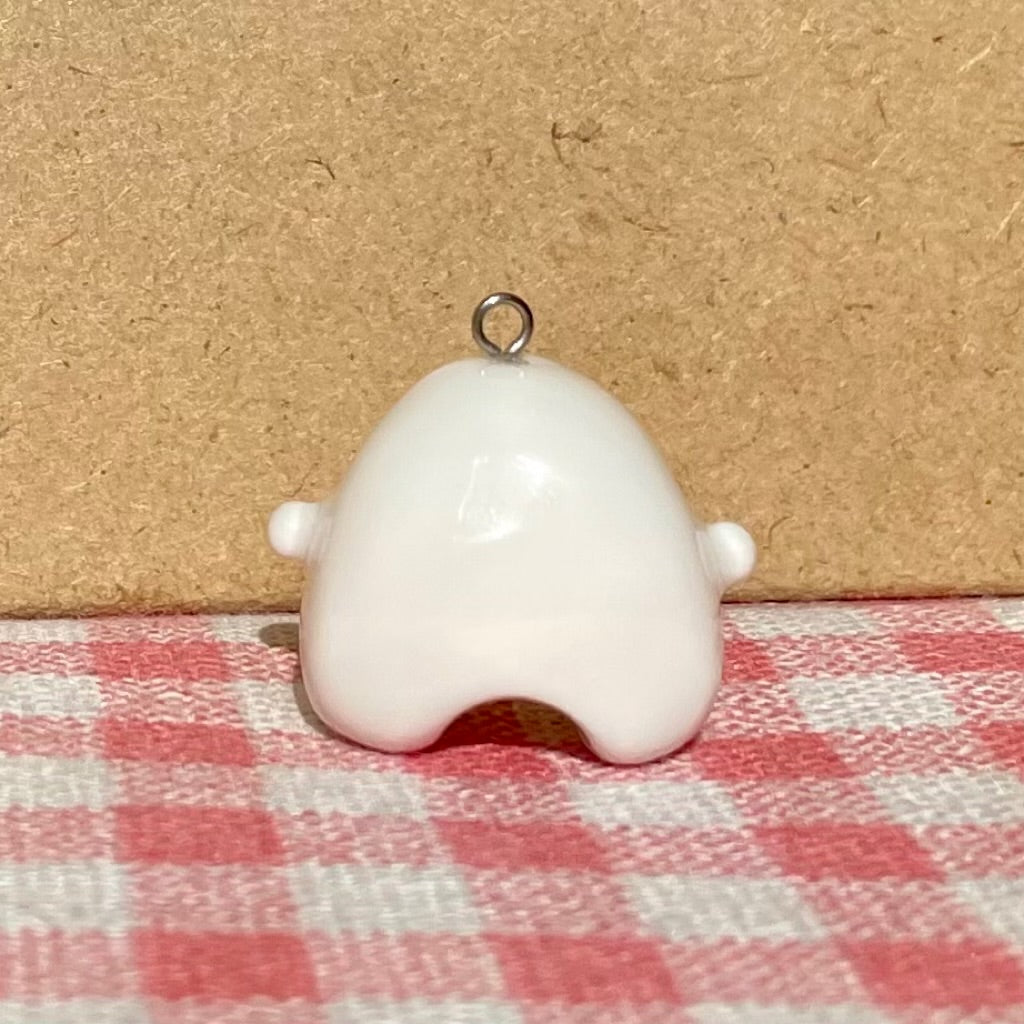 Crying White Buddy Charm