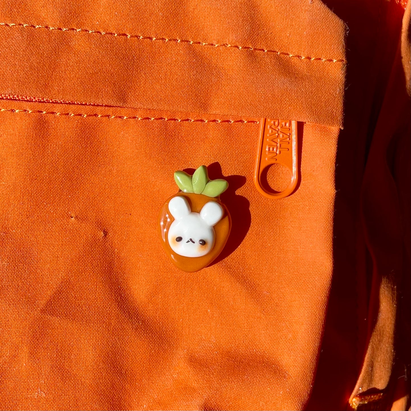 Carrot Bunny Pin