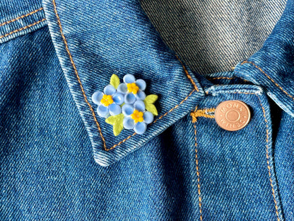 Forget Me Not Pin