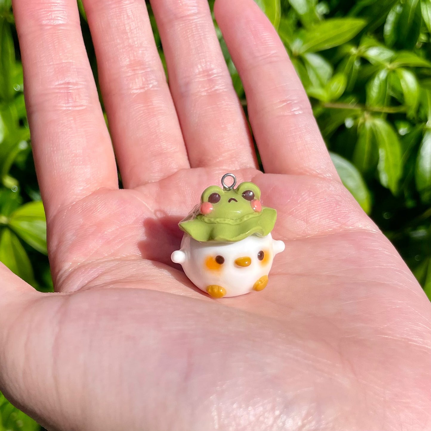 Frog Hat Duck Charm