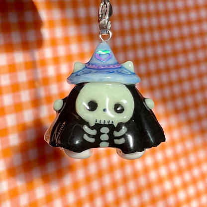 Glow in Dark Skeleton Ghost Charm