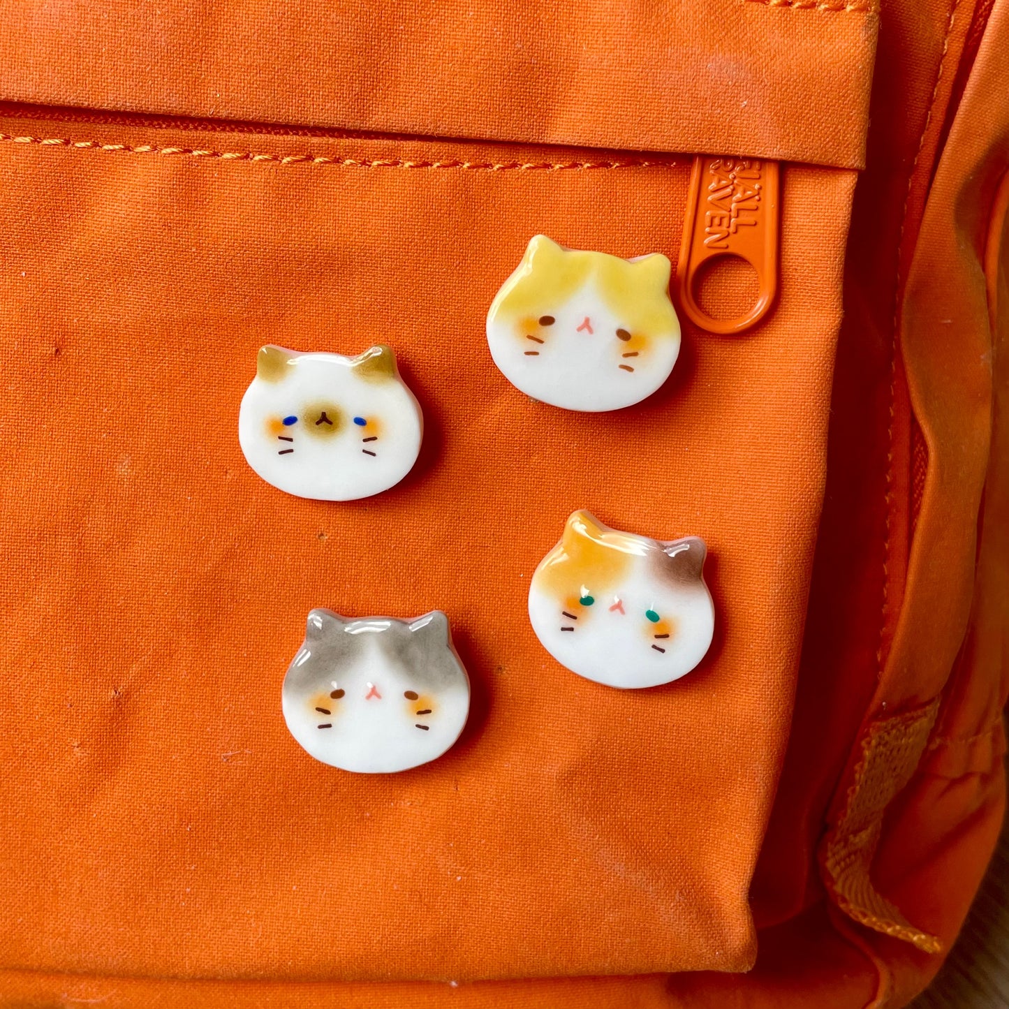 Cat Head Pins Set 2