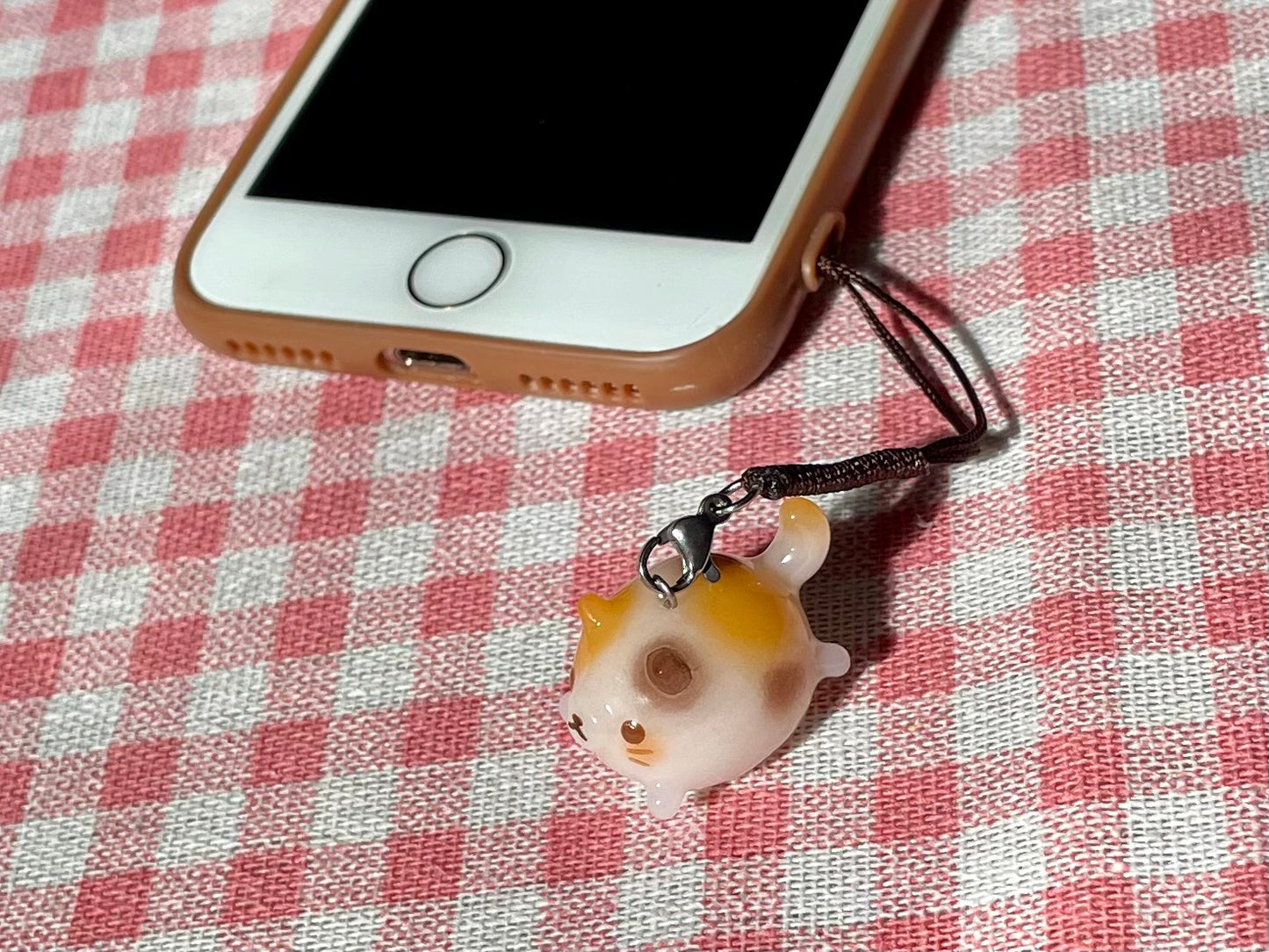 Chunky Calico Cat Charm