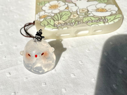 Clear Ghost Charm