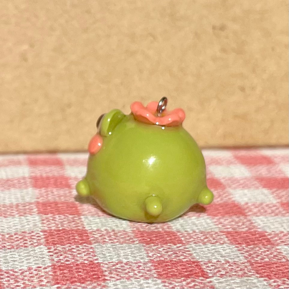 Chunky Sakura Frog Charm