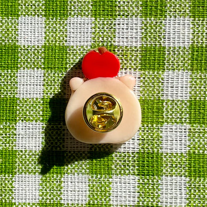 Apple Pig Pin