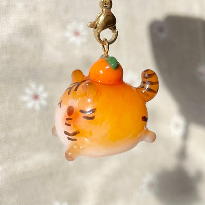 Chubby Orange Tiger Charm