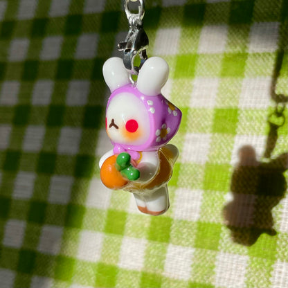 Carrot Bunny Charm