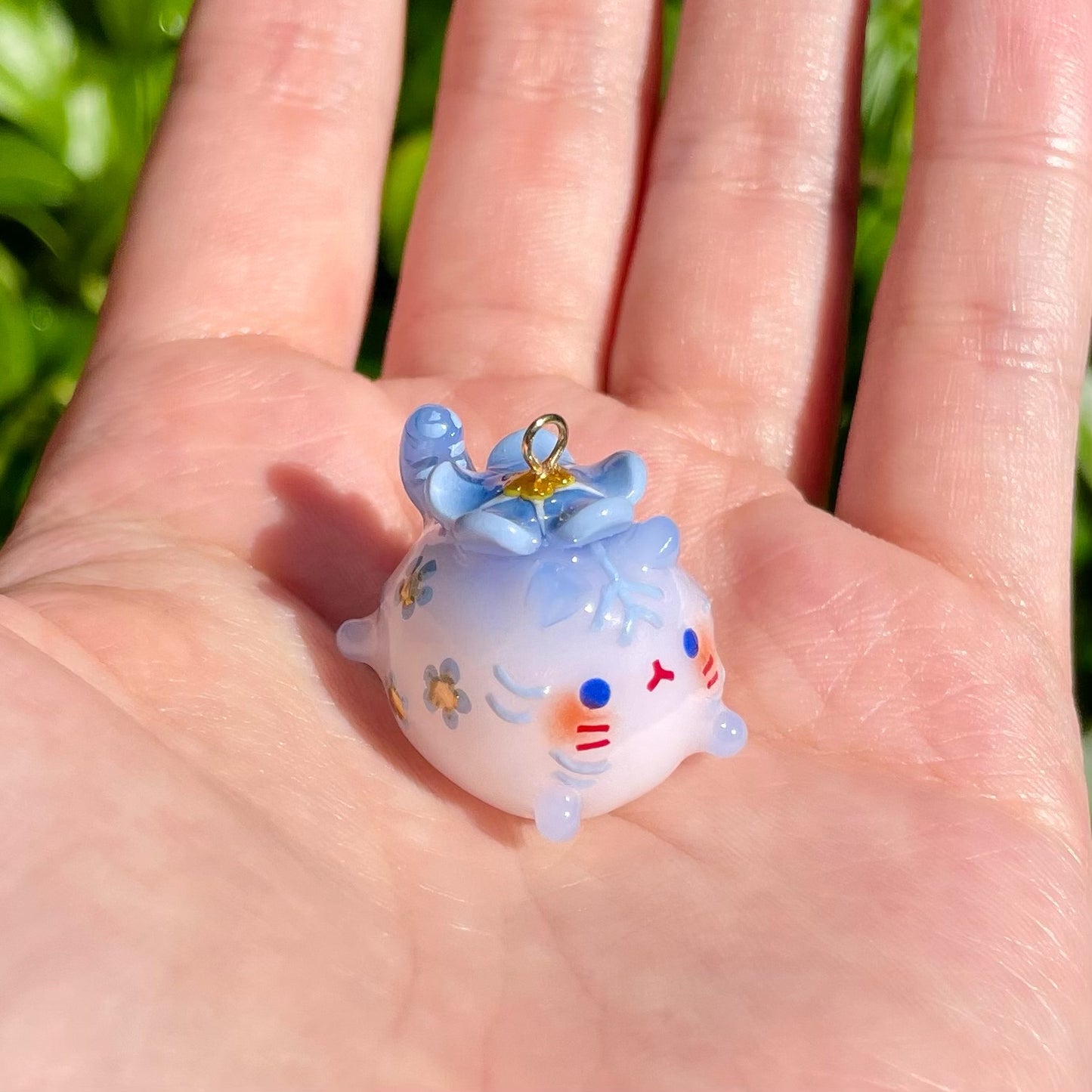 Chubby Blue Tiger Charm