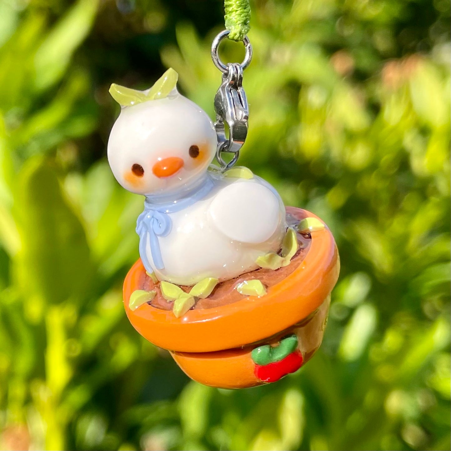 Potted Plant Duck Charm