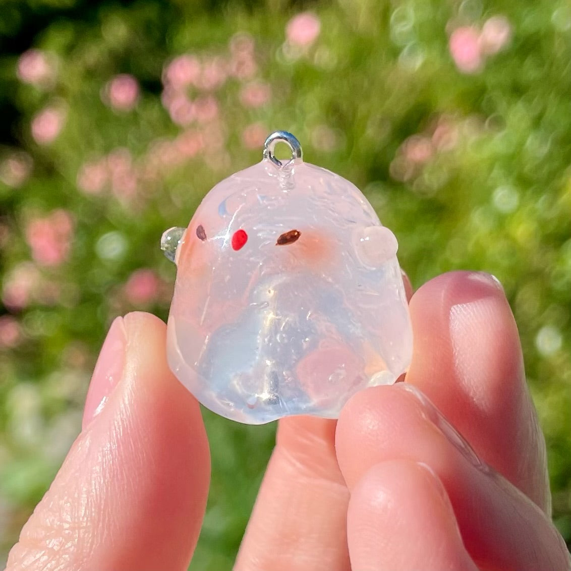 Clear Ghost Charm