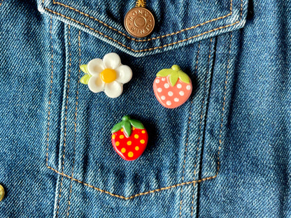 Strawberry Pins