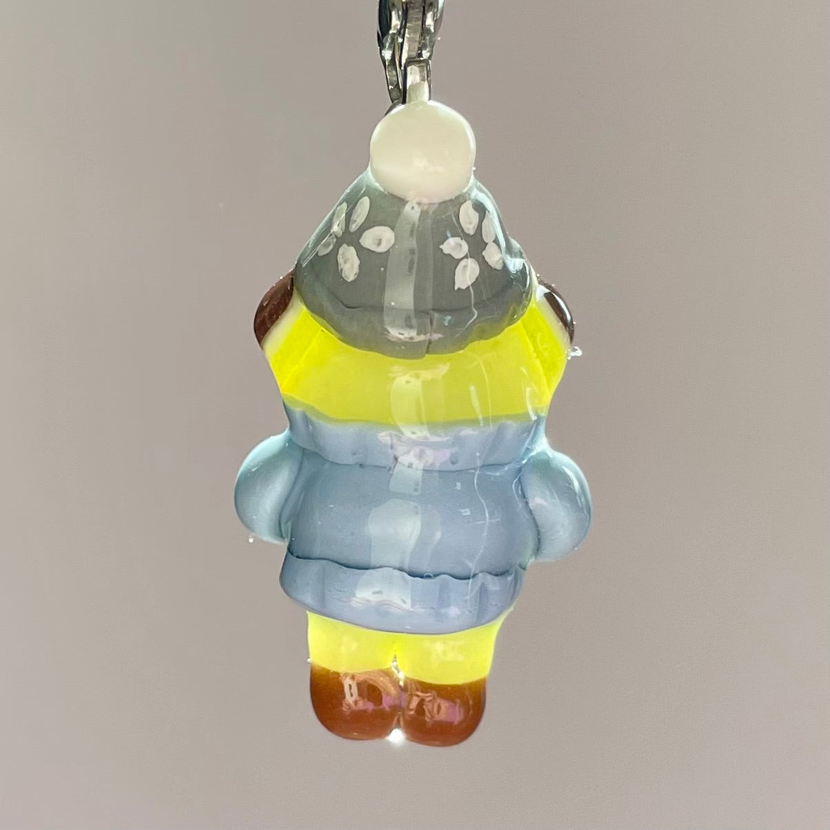 Winter Frog Charm