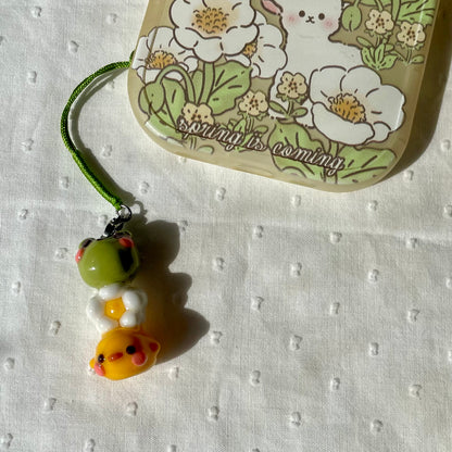 Frog Daisy Duck Charm