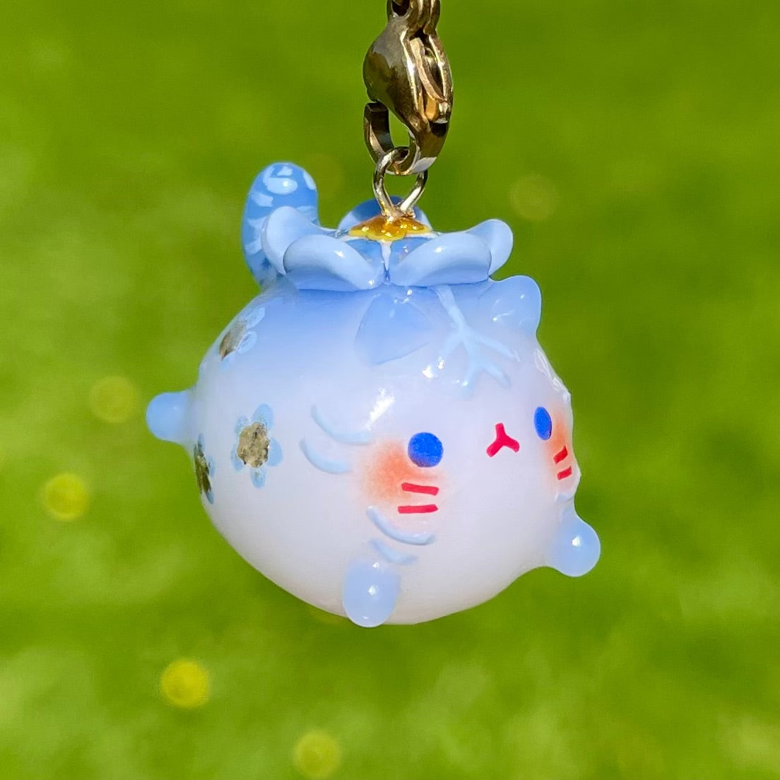 Chubby Blue Tiger Charm