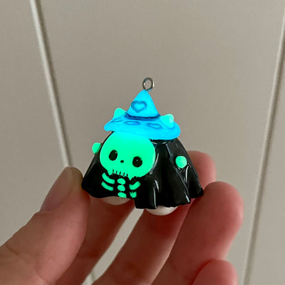 Glow in Dark Skeleton Ghost Charm