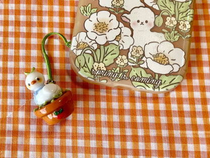 Potted Plant Duck Charm