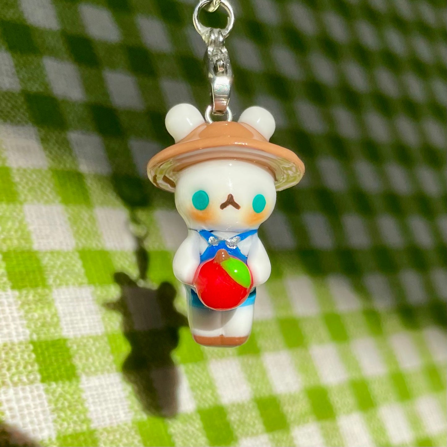 Apple Bunny Charm