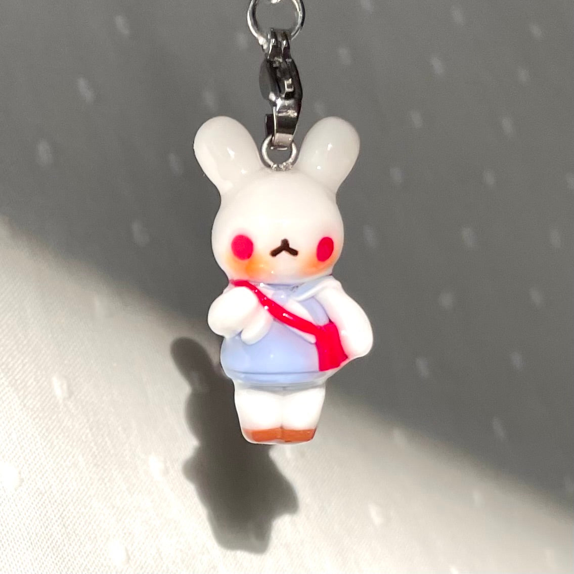 School Uniform Bunny Charm