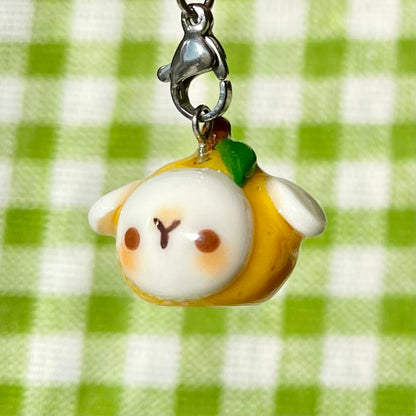 Lemon Lamb Head Charm