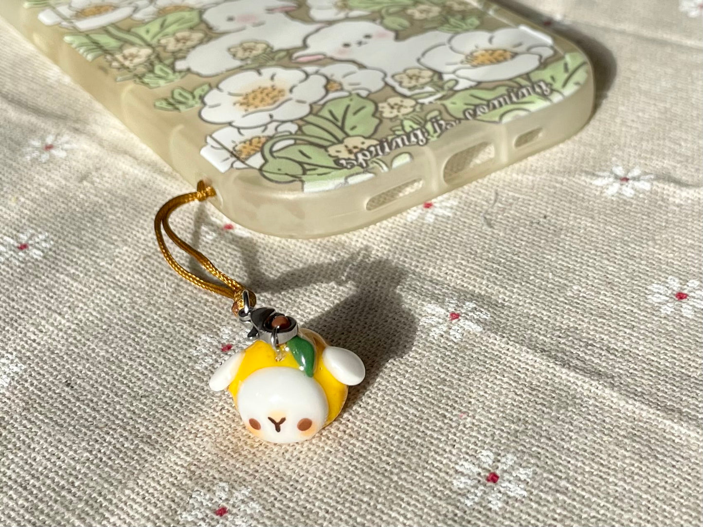 Lemon Lamb Head Charm