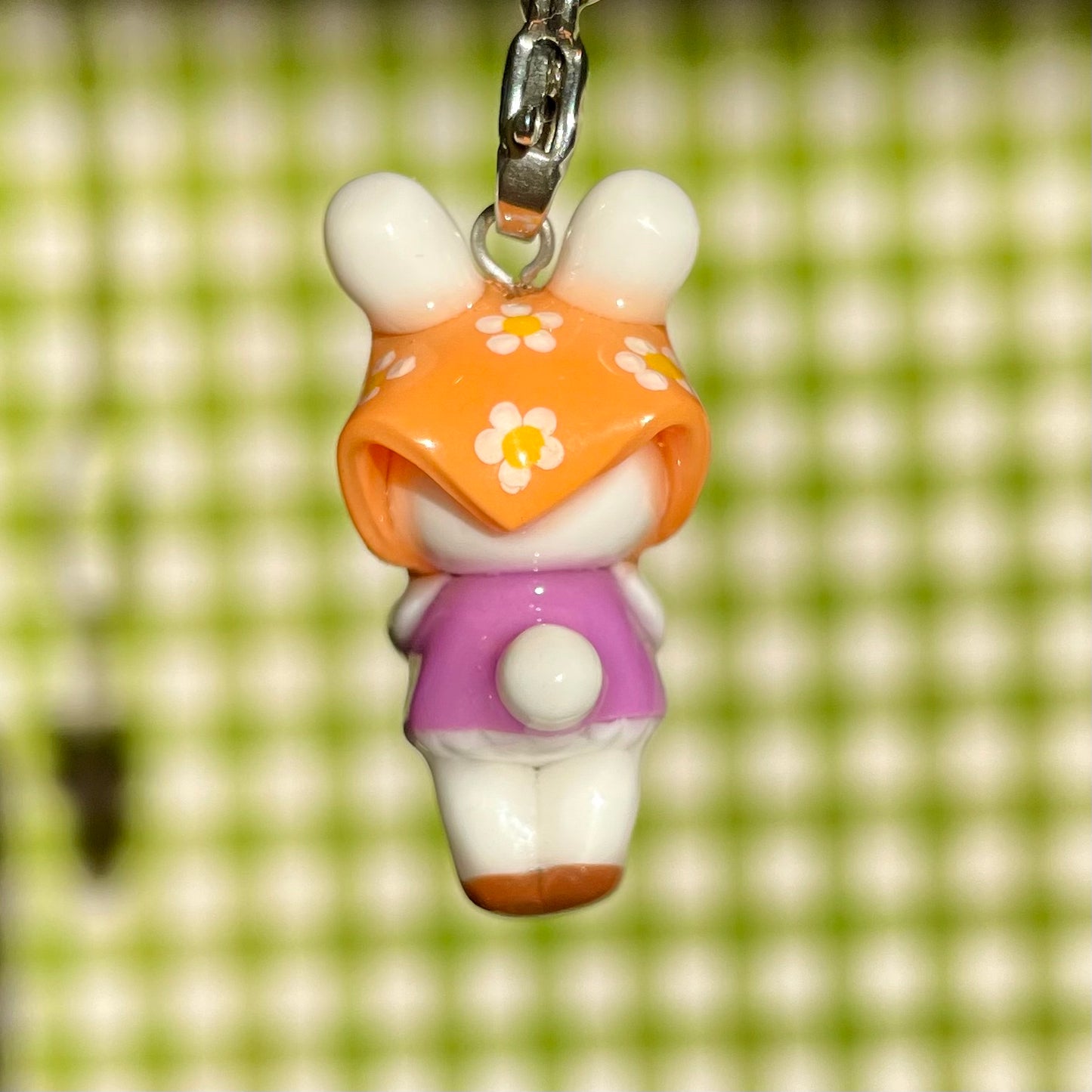 Orange Bunny Charm