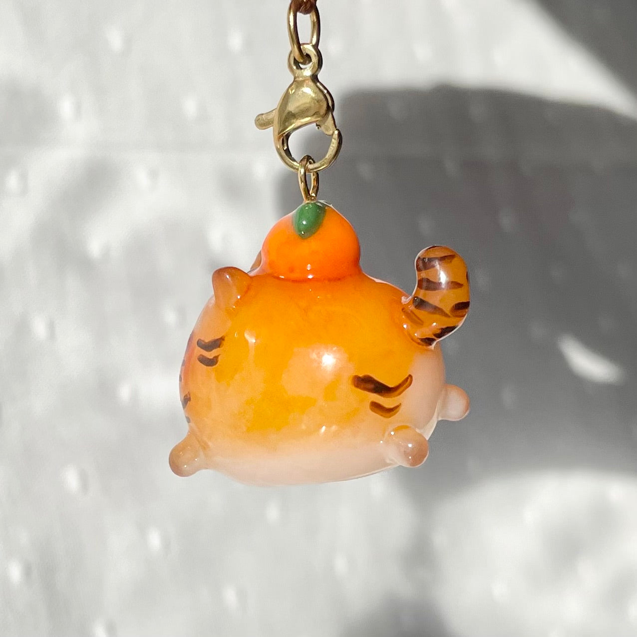 Chubby Orange Tiger Charm