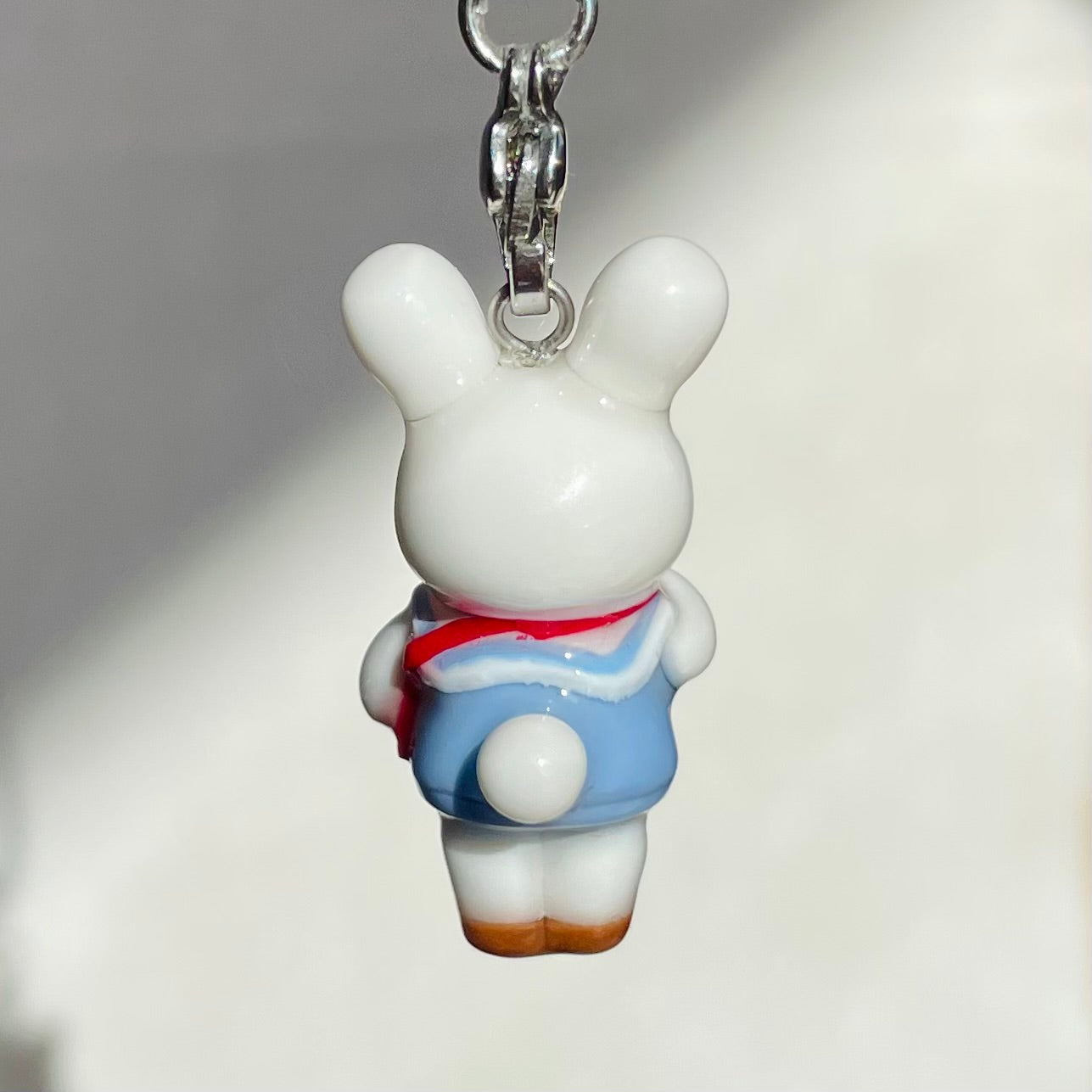 School Uniform Bunny Charm