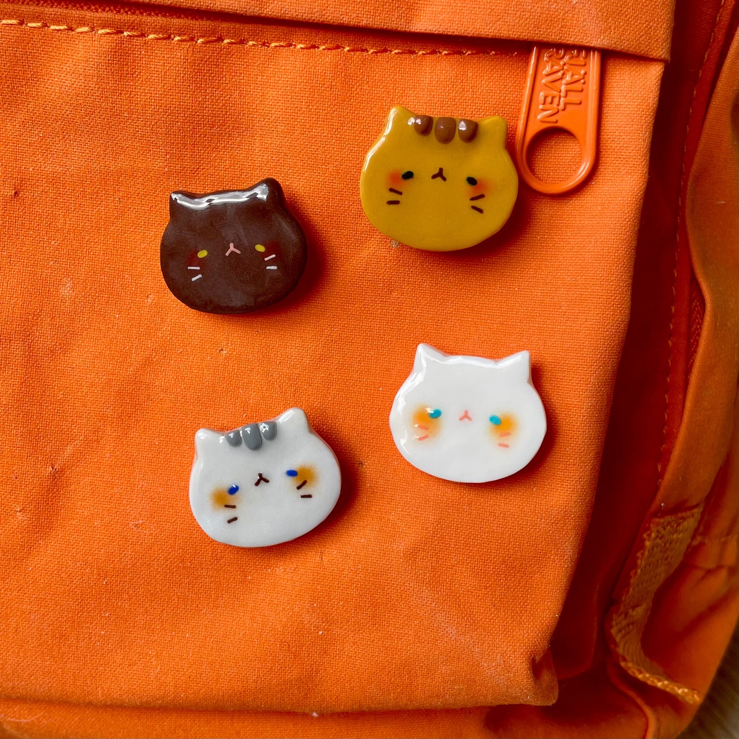 Cat Head Pins Set 1