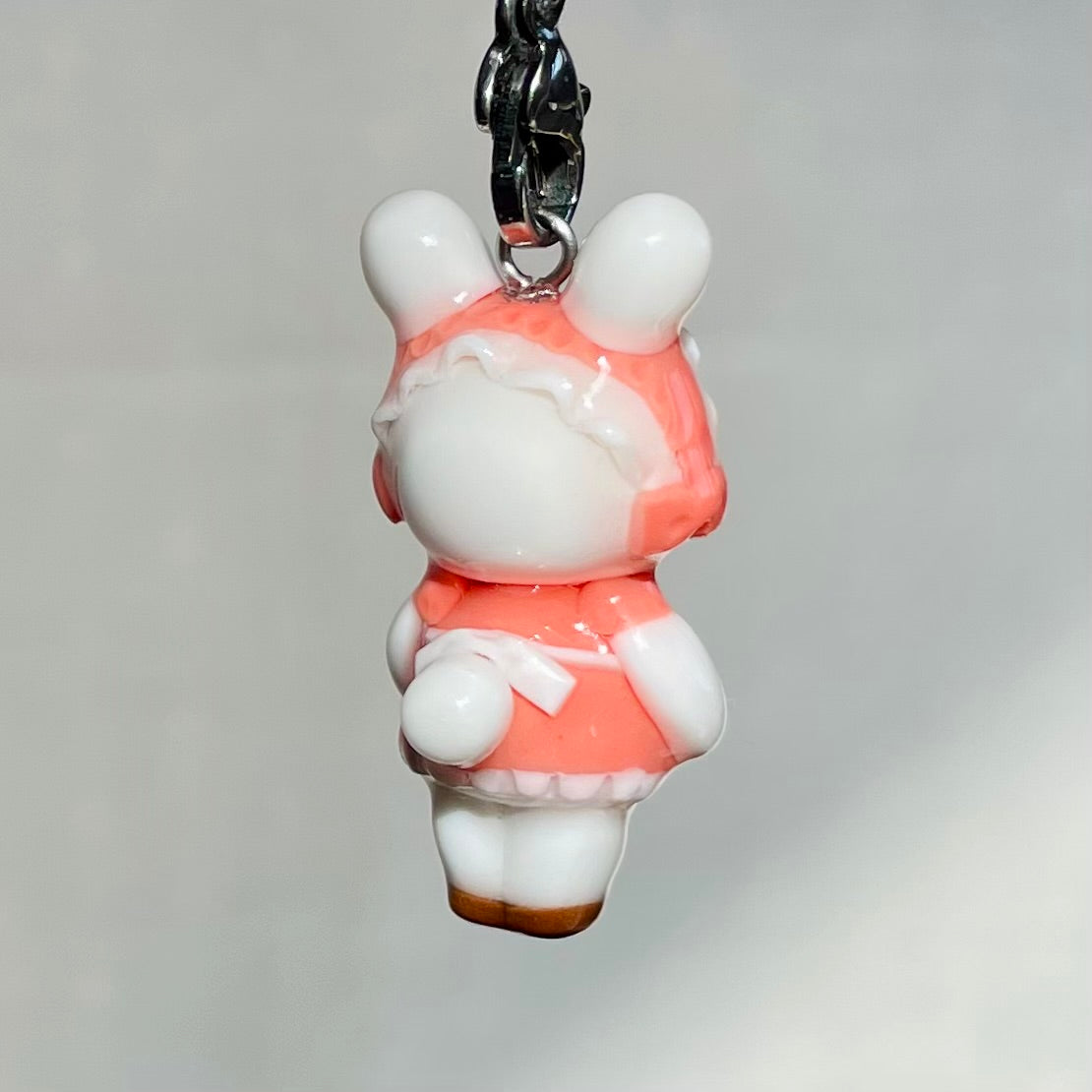 Pink Bunny Maid Charm