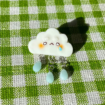 Rainy Cloud Pin