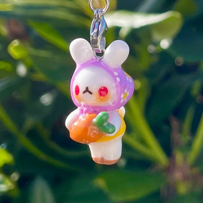 Carrot Bunny Charm