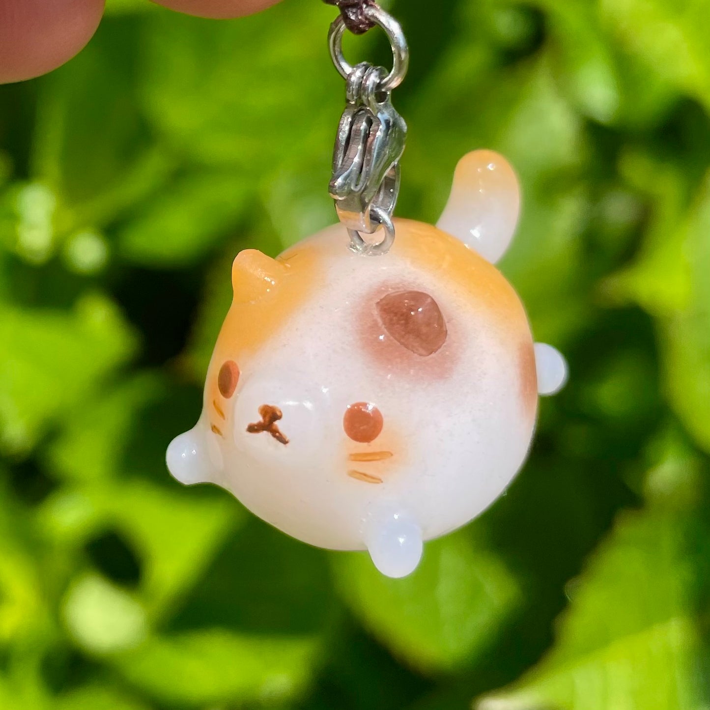 Chunky Calico Cat Charm