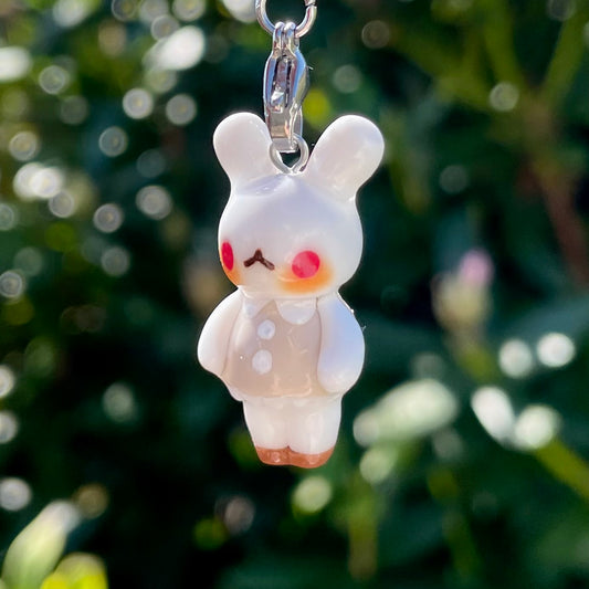 Begie Dress Bunny Charm