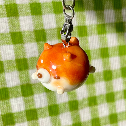 Chunky Shiba Inu Dog Charm